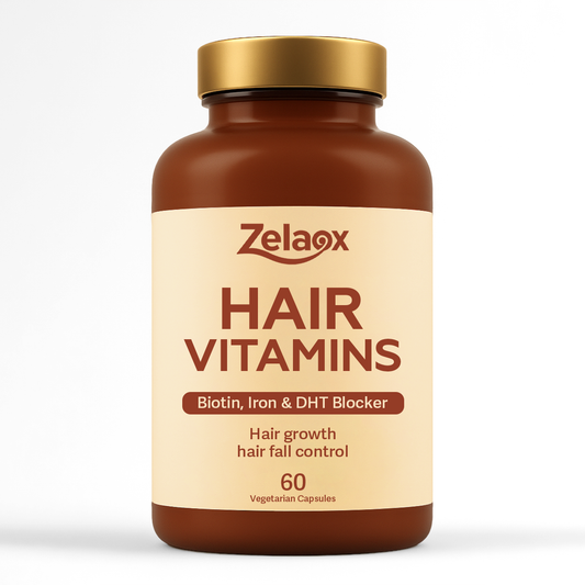Zelaox Hair Vitamins for Hair Fall & Scalp Health
