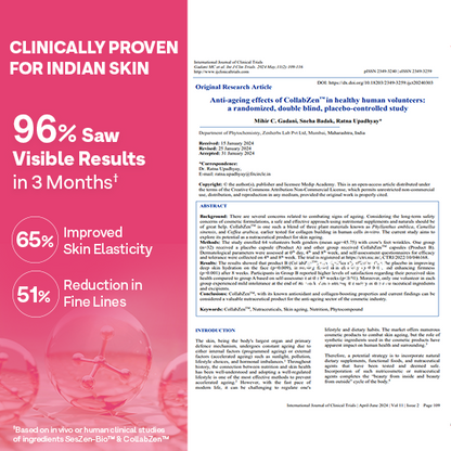 Zelaox Vegan Collagen, Clinically Proven